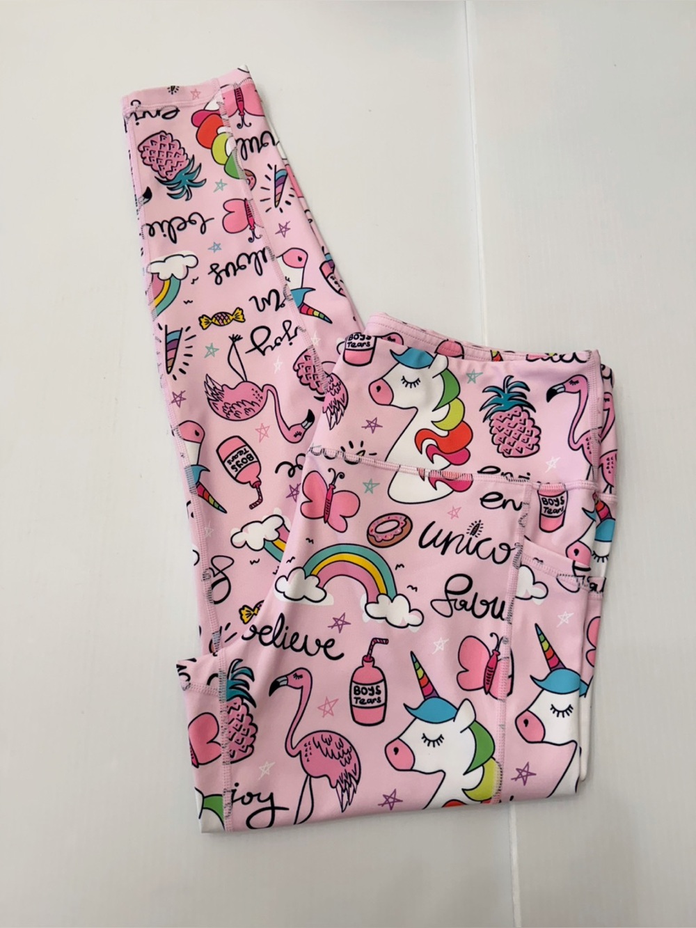 CVG Constantly Varied Gear Whimsical Unicorn Leggings - XL